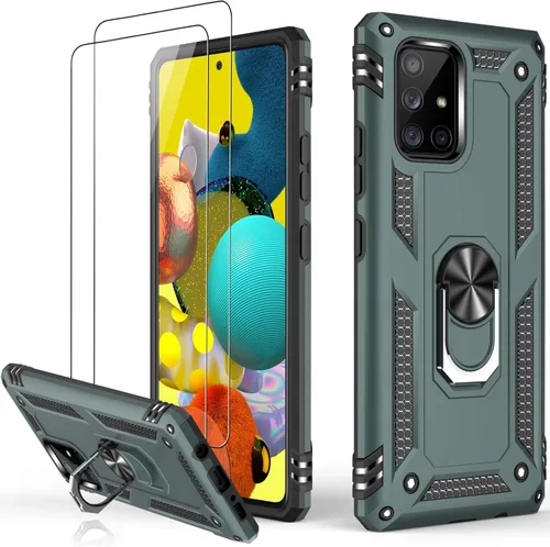 Vista 36 de LUMARKE Funda para Galaxy A51 4G con Protector de Pantalla, Pasa Prueba de Caída de 16 pies de Grado Militar, Cubierta Protectora para Teléfono