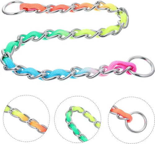 Vista 6 de balacoo 1 correa de tracción de arco iris, suministros cómodos para mascotas y uso diario, fácil de instalar y quitar, elegante