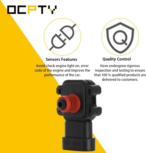 Vista 4 de OCPTY MAP Sensor de presión absoluta AS59 apto para 1996-2007 para Chevy Express 1500, 2000-2005 para Chevy Impala, 1999-2008 para Chevy Silverado