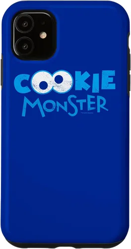 Vista 8 de Funda para iPhone 16 Sesame Street Cookie Monster Eyes