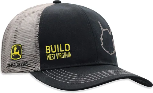 Vista 2 de John Deere Gorra Build State Pride - Negro y gris