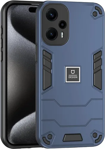 Vista 190 de Funda compatible con Redmi A1, compatible con Redmi A2 2 en 1 [PC dura + TPU], funda de teléfono negra