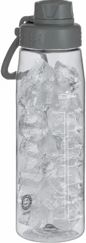 Vista 8 de Botella de agua de 32 oz, botella de agua transparente con tapa con pico y asa de transporte, reutilizable, Tritan, libre de BPA, botella de agua