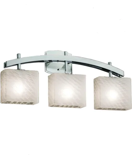 Vista 3 de FSN-8593-55-MROR-DBRZ-LED3-2100 Barra de baño con luz LED con pantalla rectangular de 3 unidades, bronce oscuro