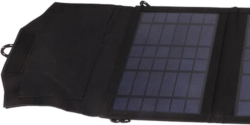 Vista 6 de 14W Foldable Solar Panel Charger Portable Solar Panel Kit, High Efficiency Polysilicon, Portable Environment-Friendly Solar Charger, Durable for
