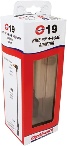 Vista 2 de Optimate cable O-19, adaptador, SAE a BICICLETA enchufe de 90°