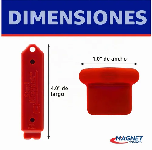Vista 3 de Master Magnetics Buscador magnético de pernos con escudo – Tornillo para paneles de yeso y herramienta de detección de uñas – Fabricado con imanes