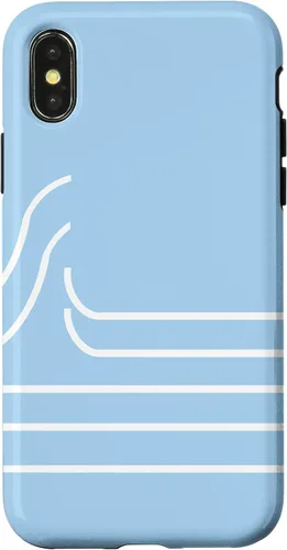 Vista 5 de Minimalist Waves Ocean Retro Waves Sea Case for iPhone 16