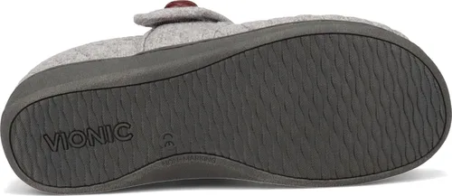 Vista 6 de Vionic Women's Indulge Jackie Flannel Slip On Slipper- Comfortable Spa House Slippers that include Three-Zone Comfort with Orthotic Insole Arch