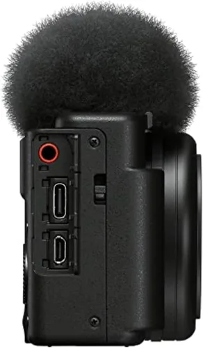 Vista 7 de Sony ZV-1F Cámara de Vlog para Creadores de Contenido y Vloggers Negro