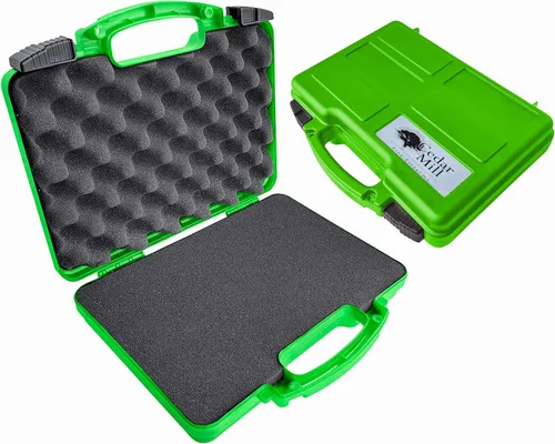 Vista 12 de Cedar Mill Fine Firearms Estuche para pistola aprobado por la TSA - Caja fuerte para pistola y pistola de 0.354 in, revólver - Estuche rígido