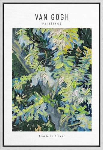 Vista 86 de SIGNWIN Lienzo enmarcado para pared, diseño de Vincent Van Gogh, un par de amantes, naturaleza, ilustraciones de área silvestre, bellas artes