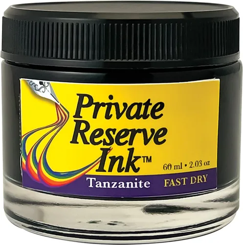 Vista 5 de Fast Dry Ebony Blue – Botella de tinta de pluma estilográfica de alta calidad de 2.1 fl oz Azul oscuro con fórmula de secado rápido Calidad