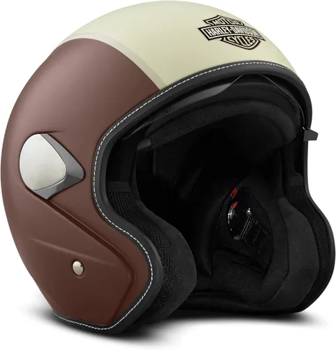 Vista 2 de Harley-Davidson Mason's Yard Sun Shield S05 3/4 Casco con visera desplegable - 98177-18VX