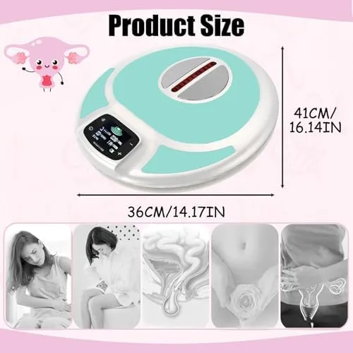 Vista 7 de Corrector muscular del suelo pélvico, silla Kegel para tratamiento de incontinencia femenina, ejercitador interno del muslo, fortalece la salud