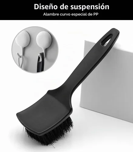 Vista 7 de YeewayVeh 4Pack Kit de Limpieza de Ruedas de Coche, Cepillo de Rueda Flexible y Cepillo Limpiador de Llanta de Microfibra, Cepillo de Neumáticos