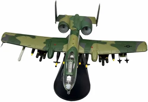 Vista 4 de 1/100 Escala A10 A-10A Warthog Ataque Avión Metal Avión Militar Juguete Modelo Modelo Colección Regalo