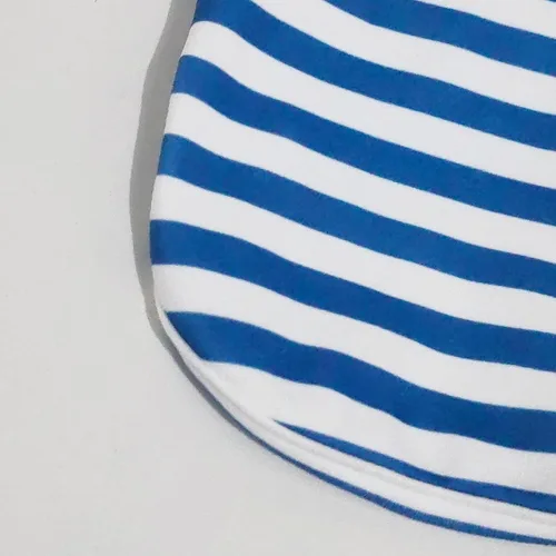 Vista 8 de Suéter de cuello alto para perro, lindo bordado de perrito, sudadera súper suave para perro, camisa para perro, suéter elástico a rayas para Raya