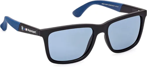 Vista 8 de BMW Gafas de sol inyectadas para hombre, negro mate, 54 de EE. UU, Mate negro