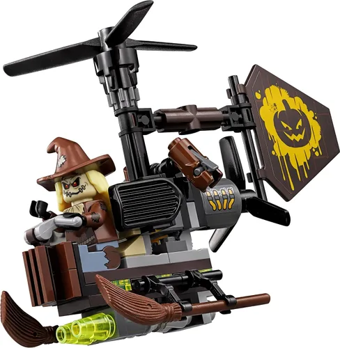 Vista 5 de LEGO Batman película Espantapájaros rostro temeroso 70913 juego de construcción.