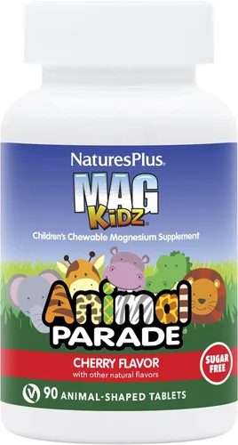 Vista 10 de Natures Plus - 90 Masticables Animal Parade MagKidz – Libre de azúcar, 1, 90