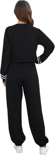 Vista 3 de Betusline Conjuntos de 2 piezas para niñas, lindos conjuntos de ropa de otoño e invierno, 4T-14 años