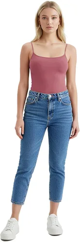 Vista 102 de Emmalise Camisola larga casual básica para mujer, con tirantes ajustables, top en capas