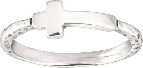 Vista 7 de Silpada Anillo con textura de cruz horizontal "Simplex Cross" en plata de ley, Plata Esterlina, no conocido