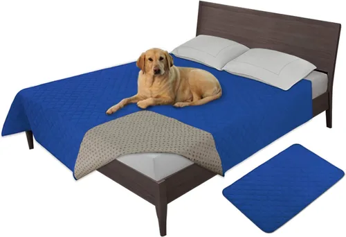 Vista 17 de Easy-Going - Funda impermeable 100% para cama de perro, manta antideslizante para mascotas para muebles, funda lavable para sofá, funda de repuesto