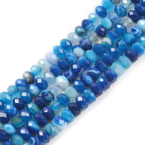 Vista 19 de 7 chakras piedras preciosas de 0.236 in de piedras preciosas facetadas Rondelle sueltas cuentas para hacer joyas DIY cuentas de 16 pulgadas