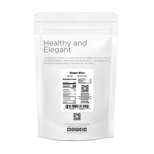Vista 8 de NESTLADY Wild Ginger Slices Té de hierbas nutritivo natural 45 g / 1.59 oz