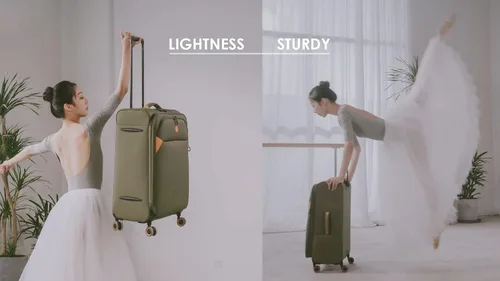 Vista 7 de VERAGE Cambridge Lightweight Carry On Luggage,Softside Expandable Suitcase with Spinner Wheel (20-Inch, Green)