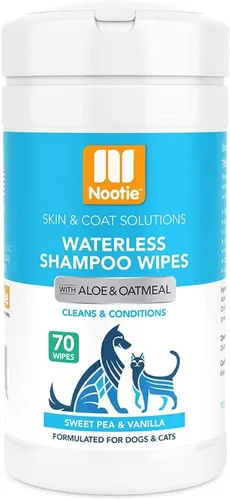 Vista 6 de Nootie Toallitas de champú sin agua, melón de pepino, fragancia duradera