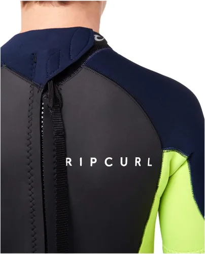 Vista 3 de Rip Curl Niños Omega 0.079 in Back Zip Shorty Traje De Neopreno 113BSP - Azul Marino