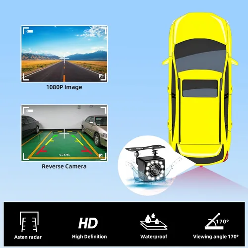 Vista 7 de Estéreo de coche con pantalla táctil de 9 pies para Ford F150 2009-2013, 2+64G Android estéreo de coche con Carplay inalámbrico y Android Auto
