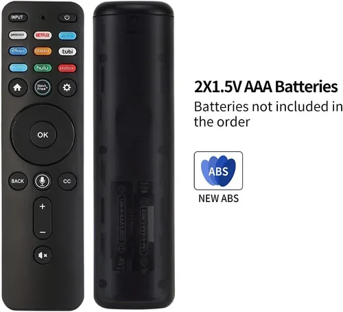 Vista 8 de RIVIERA Vizio - Control remoto por voz para todos los televisores inteligentes VIZIO compatibles con D, E, M, P, V, serie PX con micrófono, sin