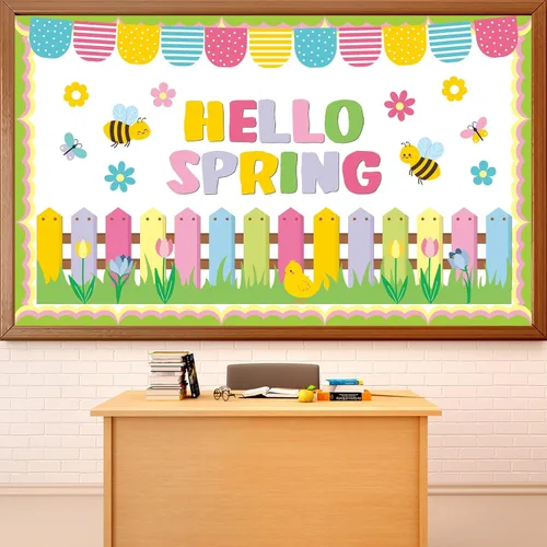Vista 38 de Tablero de anuncios de girasol de otoño 3D para aula, bordes a cuadros marrones con papel de otoño 3D, girasol, nos encanta el otoño, sobre todo