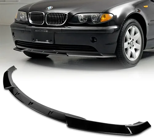 Vista 7 de EPARTS - Juego de 3 piezas de alerón para parachoques delantero, divisor de barbilla, protector de carrocería lateral compatible con BMW (E46) 2002