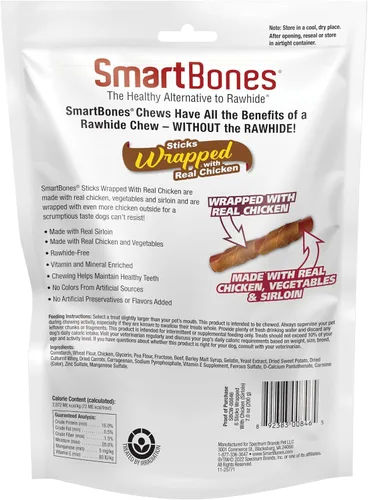 Vista 8 de SmartBones SmartStick envuelto con pollo real, 1 unidad (paquete de 8)