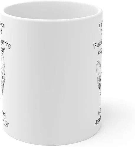 Vista 2 de Taza divertida para mujeres dueñas de mascotas – Taza para café «A Wise Woman Once Said», blanca, 325 ml., Sphynx Cat - Mujer Sabia 2