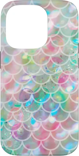 Vista 17 de Funda para iPhone 16 Mermaidcore Aesthetic Scales Ombre Pastel Sirencore