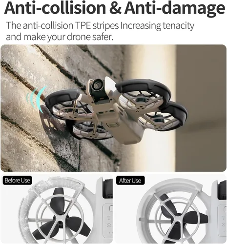 Vista 2 de Accesorios para protectores de parachoques Neo Dron, protector de hélice Protector de cardán protector de anillo anticolisión para accesorios DJI