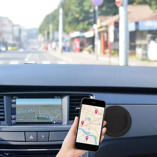 Vista 5 de UKCOCO Soporte multifuncional para teléfono móvil para coche, autoadhesivo, soporte para teléfono móvil