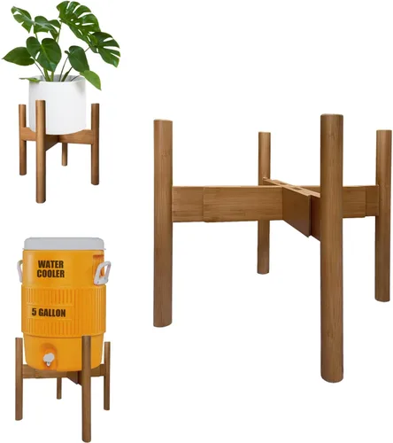 Vista 8 de Soporte ajustable para dispensador de bebidas, soporte para dispensador de 6 a 11 pulgadas, se adapta a tarros de agua de vidrio de 1 a 3 galones