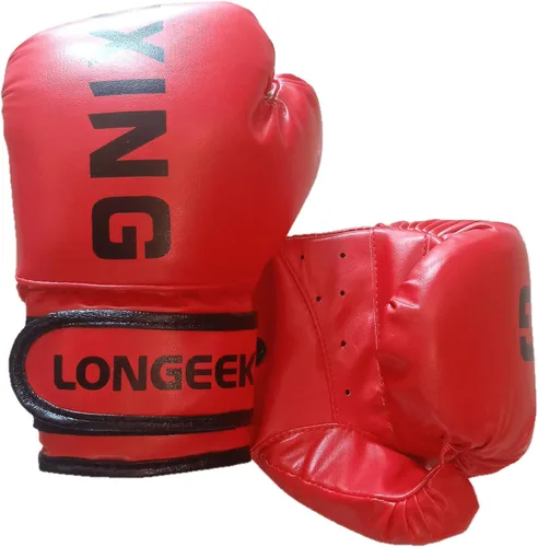 Vista 8 de Guantes de boxeo para niños de 4/6 onzas, guantes de entrenamiento, guantes de bolsa, guantes de lucha para niños de 3 a 15 años
