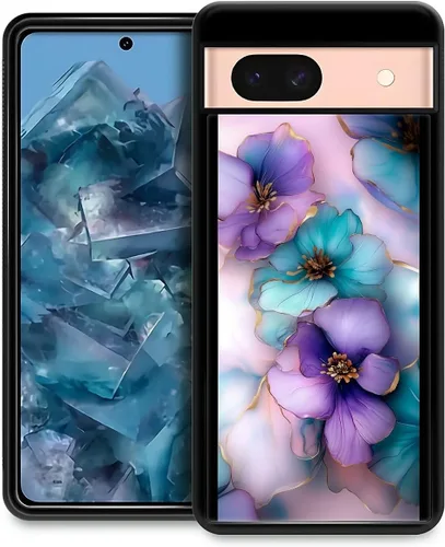 Vista 23 de Compatible con Google Pixel 4A 5G Mobile Case Creative Acrylic Back Panel Silicona Edge Case Slim Protección Especialmente para Google Pixel 4A 5G