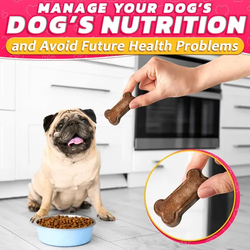 Vista 7 de 2 moldes de silicona para perros congelados, estampado de huesos y patas