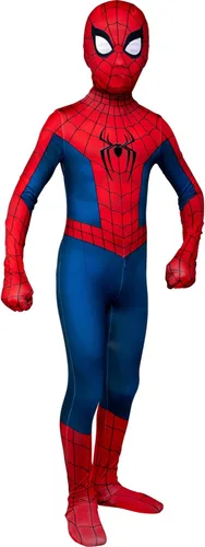 Vista 10 de Marvel Spider-Man Brand New Day - Disfraz oficial de Halloween Zentai para jóvenes, de lujo, elástico bidireccional, elastano con aberturas
