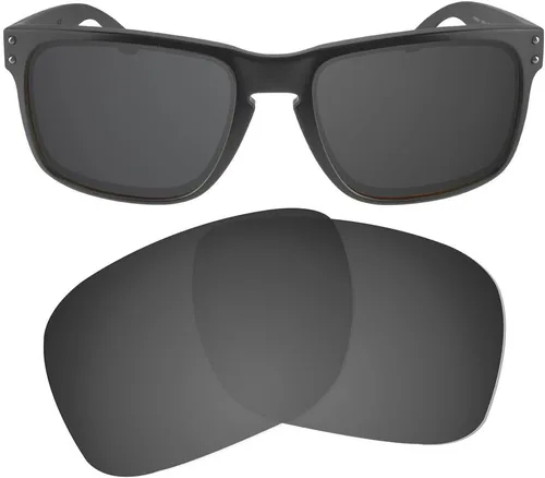 Vista 3 de Lentes de repuesto polarizadas para gafas de sol Oakley Holbrook OO9102 (negro iridio)