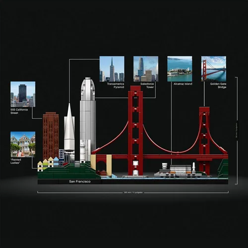Vista 3 de Lego Architecture San Francisco [21043]